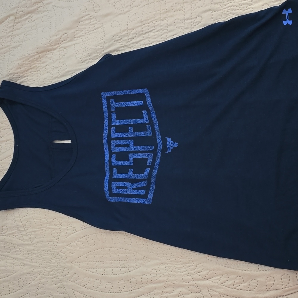 Under Armour Project Rock Whisper light Tie back Tank Top